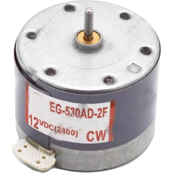 PUJIANA 1 gab. 32 mm apaļš vārpstas motors DC 12V 2400RPM motors magnetofonam CD DVD atskaņotājam EG530AD2B