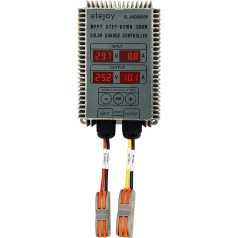 HIXISTO Saules uzlādes kontrolieris 200/300/40. 0W MPT. Atkārtota reālā laika izsekošana Saules akumulatora uzlādes kontrolieris 10 ~ 30V izejas sprieguma displejs Regulējams saules uzlādes kontrolieris (krāsa : 400W)