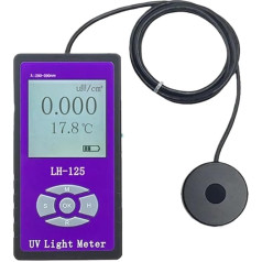 UVA + UVB LH-125 Barriere Uv-durchlässigkeit Penetration Rate Bestrahlungsstärke Detektor Gesundheitseinheit UV Licht Meter Genaues Indexmessgerät