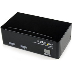 StarTech.com 2 portu VGA USB KVM slēdzis - VGA KVM Umschalter inkl. Kabel