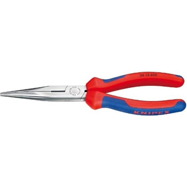 Knipex 2612200SBA Spitzzange mit Schneider mit Komfortgriff, 8 Zoll