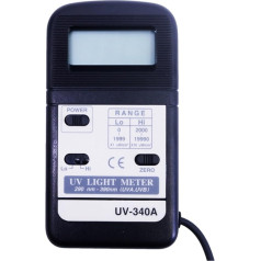 0-1999uW/cm2,2000-19990uW/cm2, 290-390 nm (UVA,UVB), UV-Lichtmessrät UV-340A Genaues Indexmessgerät