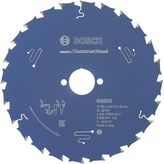 Bosch Professional 1x Kreissägeblatt Expert for Construct Wood (Holz, Sägeblatt Ø 190 x 30 x 2 mm, 24 Zähne, Zubehör Kreissäge)