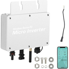 Jadeshay mikro invertors 350W 22-60V līdzstrāvas ieejas solārais PV invertors balkona elektrostacijai, MPPT tīkla pieslēguma invertors ar WiFi APP monitoru