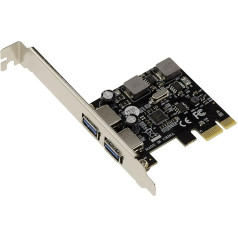 KALEA-INFORMATIQUE PCI EXPRESS PCIe USB 3.0 2 porti 5G A karte - ar NEC D720202 mikroshēmu, kas darbojas ar automašīnu