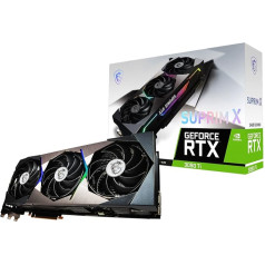 MSI GeForce RTX 3090 Ti SUPRIM X 24G spēļu grafiskā karte - NVIDIA RTX 3090 Ti, 24 GB atmiņas