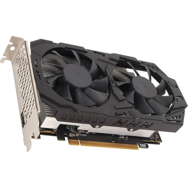 8GB GDDR5 grafiskā karte, Dual Fan 1244MHz 7000MHz 256-bit Gaming Graphics Cards, PCI Express 3.0 X16 4K grafiskā karte datora korpusam