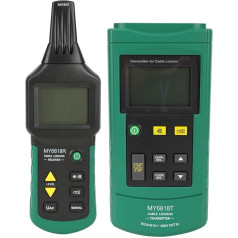 Kabeļu detektors, MS6818 12V-400V maiņstrāvas / līdzstrāvas pazemes stiepļu kabeļu detektors Metāla cauruļu detektors Tester Line Tracker Cable Locator Viegls kabeļu meklētājs