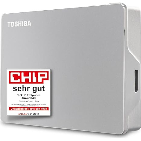 Toshiba Canvio Flex 4TB Silver 2.5p