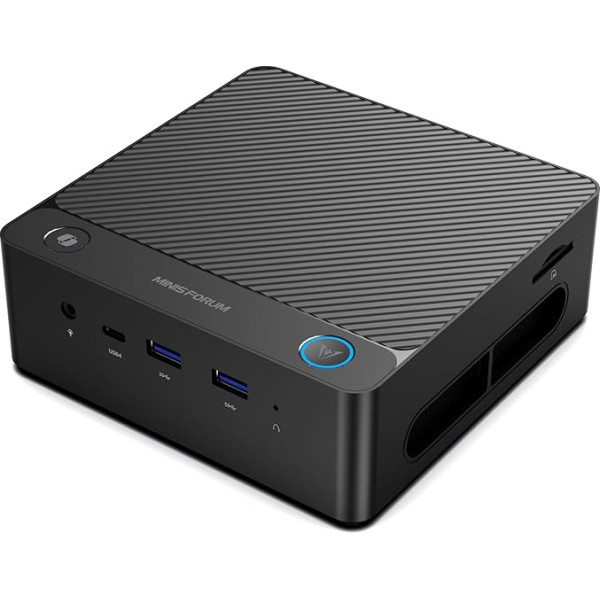 MINIS FORUM UH125 Pro Mini PC Intel Core Ultra 5 procesors 125H, Intel Arc Graphics, 32GB RAM, 1TB SSD, 14C/18T, 1x HDMI 2.1, 1x DP2.0, 2 x USB 4, 4 x USB A, 2 x 2.5G RJ45 LAN, WiFi 6e, AI