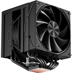 upHere spēļu CPU dzesētājs, divu torņu 6 siltumcauruļu CPU dzesētājs, 2 x 120 mm PWM ventilatori, nav nepieciešams noņemt ventilatoru, lai uzstādītu CPU dzesētāju, AMD AM4 AM5/Intel 2011/2066 (X79/X99), PC Cooler, UE2K6