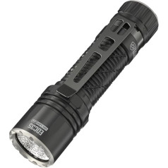 Nitecore EDC35-5000 lūmeni, USB-C, 6000 mAh akumulators, 550 m gaismas diapazons, akumulatora indikators