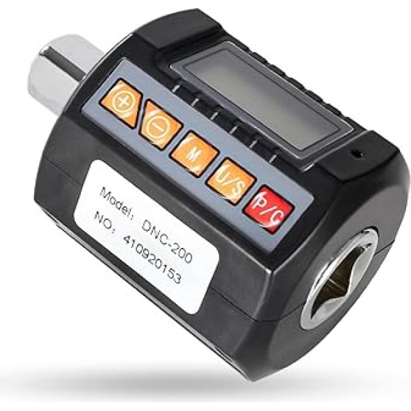 Digitaler Drehmomentschlüssel-Adapter Einstellbare 1/2 Digitale Drehmoment Gauge for Fahrrad Auto Reparatur Digitale Drehmoment Adapter Elektronische Drehmoment Meter Hand Werkzeuge für Automobil-, Fa