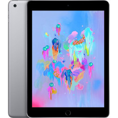 2018 Apple iPad (9,7 zoll, Wi-Fi, 128 GB) Space Grau (Latvija)