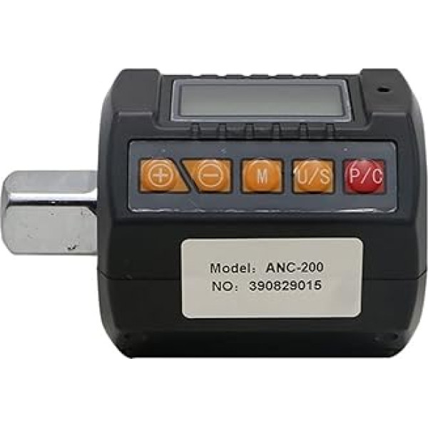 Digitālais drehmomentadapteris, Hochpräziser Mini-Drehmomentadapter, Vierkantantrieb, 1/2'', 1/4'', 3/8'', digitālais Drehmomentschlüssel, elektronischer digitaler Drehmomentmesser(ANC-200)