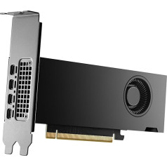 PNY NVIDIA RTX 2000 Ada Generation 16GB GDDR6 PCI Express 4.0 Dual Slot, Low Profile 4X MiniDisplayPort, 8K Support, Ultra Quiet Active Fan