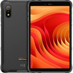 Ulefone Armor Pad Lite āra planšetdators, IP68/IP69K ūdensizturīgs, triecienizturīgs, izturīgs, 8 collu HD+ displejs, 6 GB RAM + 32 GB ROM, 7650 mAh akumulators, 13 MP + 5 MP kamera, Android 13, GPS WiFi Bluetooth