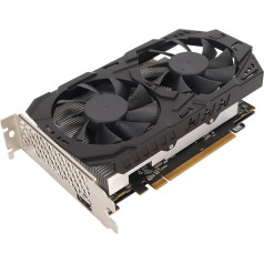 Cuifati RX580 Gaming Graphics Card, 8GB GDDR5 256Bit 1244MHz datorgrafikas karte, PCIE 3.0 X16 DP HDMI HDMI DVI 4K 1080P Desktop PC GPU Grafiskā karte ar vienu ventilatoru, zems trokšņu līmenis un klusums