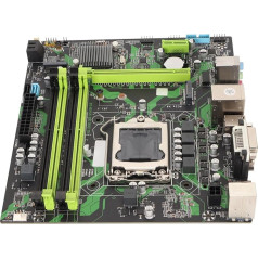 Desktop Motherboard B75 HM LGA 1155 Slot 4 DDR3 6Gbps NVME PCIe X16 ATX Motherboard with SATA M.2 Interface VGA DVI HDMI Output for Core I7 I5 I2