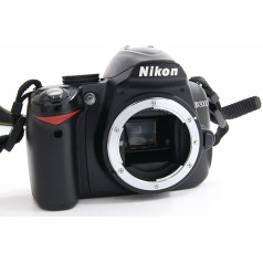 Nikon D3000 SLR-Digitalkamera (10 megapikseļu) Digitālā kamera melnā krāsā