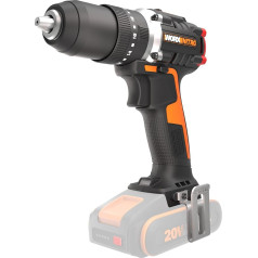 WORX NITRO WX355.9 Profesionāls akumulatora urbis ar āmuru - bezsuku motors - 55 Nm, trieciena ātrums 33600/min, tukšgaitas ātrums 0-500/0-2100 apgr./min - viegls un kompakts - LED apgaismojums - bez akumulatora un lādētāja