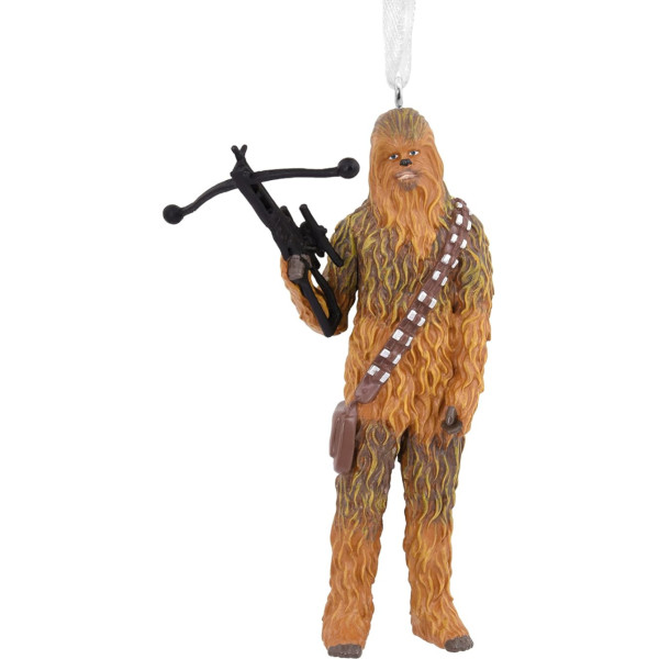 Hallmark Zvaigžņu kari Chewbacca ar loku Ziemassvētku rotājums brūns H 3,7 x W 2 x L 1,38 collas 25574832