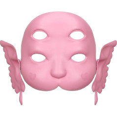 LIKUNGOU Rozā Crybaby maska ar noņemamām ausīm Portāli Nymph DIY 3D drukātā sejas maska Halloween Masquerade Cosplay piederumi