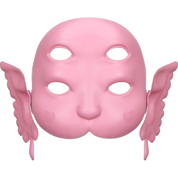 LIKUNGOU Rozā Crybaby maska ar noņemamām ausīm Portāli Nymph DIY 3D drukātā sejas maska Halloween Masquerade Cosplay piederumi