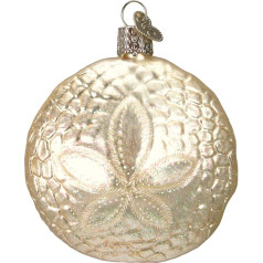 Old World Christmas Sand Dollar Glas geblasen Ornament für Weihnachtsbaum