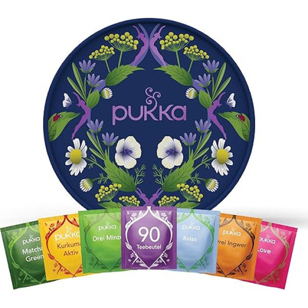 Pukka tējas dāvanu komplekts, Premium Selection Organic Tea Box 