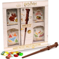 Jelly Belly Harija Potera dāvanu komplekts 5 Mix ar Bertie Botts, šokolādes vardi un zizli | 226 g