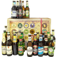 24x Biere aus der Welt + Deutschland/Geschenkset Geburtstag/Geschenk Mann