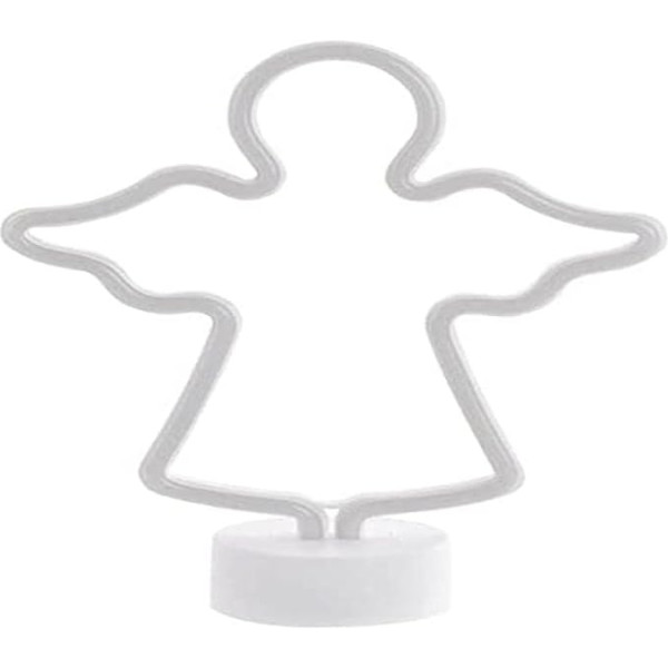 Ziemassvētku rotājums Dkd Home Decor White LED Angel