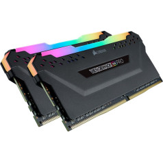 Atmiņa ddr4 amd ryzen vengeance 16gb/3600 (2*8gb) black rgb cl18