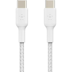 Pīts usb-c kabelis usb-c 1m balts