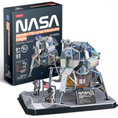 Puzzle 3d 93 gabaliņi apollo 11