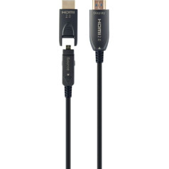 Aoc ātrgaitas hdmi ar Ethernet 30 m kabelis ar d/a adapteri