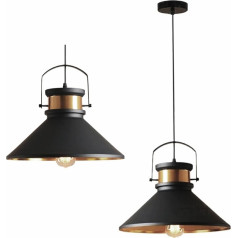 ZD74H retro bēniņu metāla piekaramā lampa