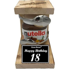 Nutella dāvana 18. dzimšanas dienas Nutella dāvana - Dzelzs rezerves karote Nutella - smieklīga dāvanu ideja Dāvanu komplekts Nutella mīļotājiem - HB 18. dzimšanas diena