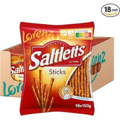 Lorenz Snack World Saltletts Classic Sticks 18 gab. iepakojumā (18 x 150 g maisiņi)