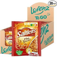 Lorenz Snack World Saltletts Mini kliņģeri 20 gab. iepakojumā (20 x 40 g)