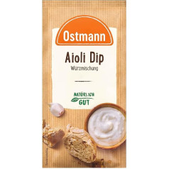 Ostmann Spices - Aioli Dip, Aromatic Spice Mix for Delicious Dips and Sauces with Snacks, Chips, Bread, Meat, Vegetables and Much More 10g