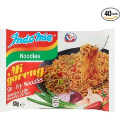 INDOMIE - Šķīstošās nūdeles Mi Goreng - multipakete (40 x 80 g)