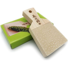 Japānas klasiskā vasabi un ingvera rīvēšanas mašīna ar instrukciju aromātiskam un svaigam vasabi un ingveram, ražota Japānā (vidēja izmēra)