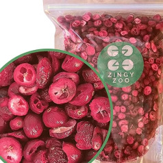 ZingyZoo Līstoši žāvētas dzērvenes bez cukura XL 250 g Dabiskas nesaldētas dzērvenes Līstoši žāvēti augļi Savvaļas dabiski liofilizēti augļi Dzērvenes Līstoši žāvēti augļi Dzērvenes Līstoši žāvētas