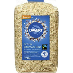 Davert - Demeter Real Basmati rīsi Fairtrade - 500 g - 8 gab. iepakojums