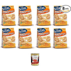 Mai Senza Scotti Rīsi ar balto kukurūzu 8 x 60 g + Itālijas gardēžu mīkstums 400 g