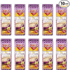 Hearts Chai Latte 10 x 1 kg - vērtība iepakojumā - tūlītējas piena tējas pulveris - garšvielu tējas dzēriena pulveris gastro / mājas lietošanai, viegli pagatavojams - pietiek 600 tasītēm