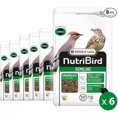 VERSELE-LAGA - NutriBird Remiline - Presētas granulas - pilnvērtīga barība - augļēdājiem un kukaiņēdājiem putniem - 6 x 1kg