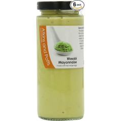 Atkins and Potts Wasabi majonēze 195 g (6 Stück)